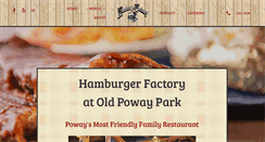Desktop Screenshot of hamburgerfactory.com