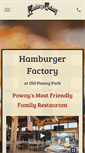 Mobile Screenshot of hamburgerfactory.com